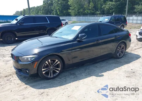 2019 BMW 430I Gran Coupe из США, поврежденный, VIN WBA4J1C55KBM13001